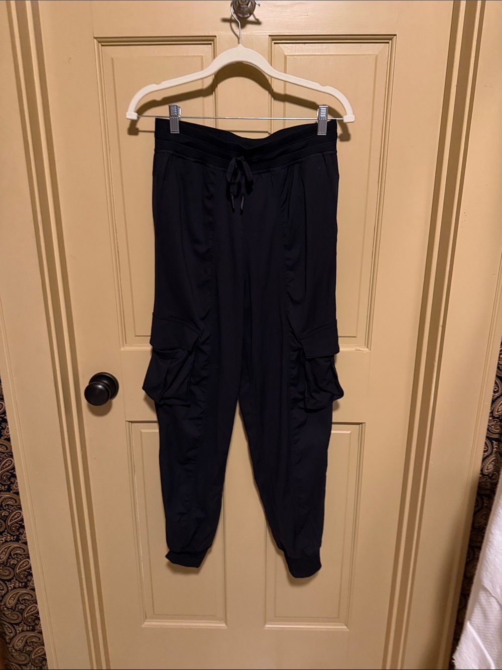 lululemon athletica Black Cargo Jogger Pants